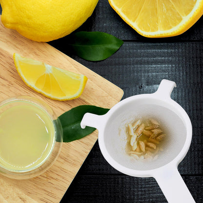 HIC Kitchen Double-Ear Fine Mesh Strainers, BPA Free, Set of 4 Sizes Includes 3, 4, 5.5, and 7-Inch Diameter