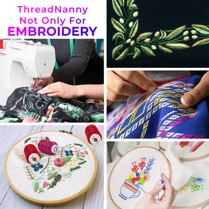 63 Colors Compatible with Brother Embroidery Machine Thread, Babylock, Janome, Machines | 550 Yards Per Spool Cone for Sewing Machine | Includes Color Chart