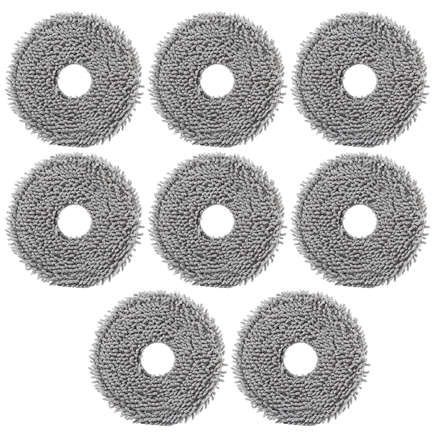 8pcs Mop Pads Compatible with Roborock Q Revo/Qrevo MaxV Robot Vacuum Cleaner, roborock mop pads, Spin Cleaning Pads Replacement Accessories