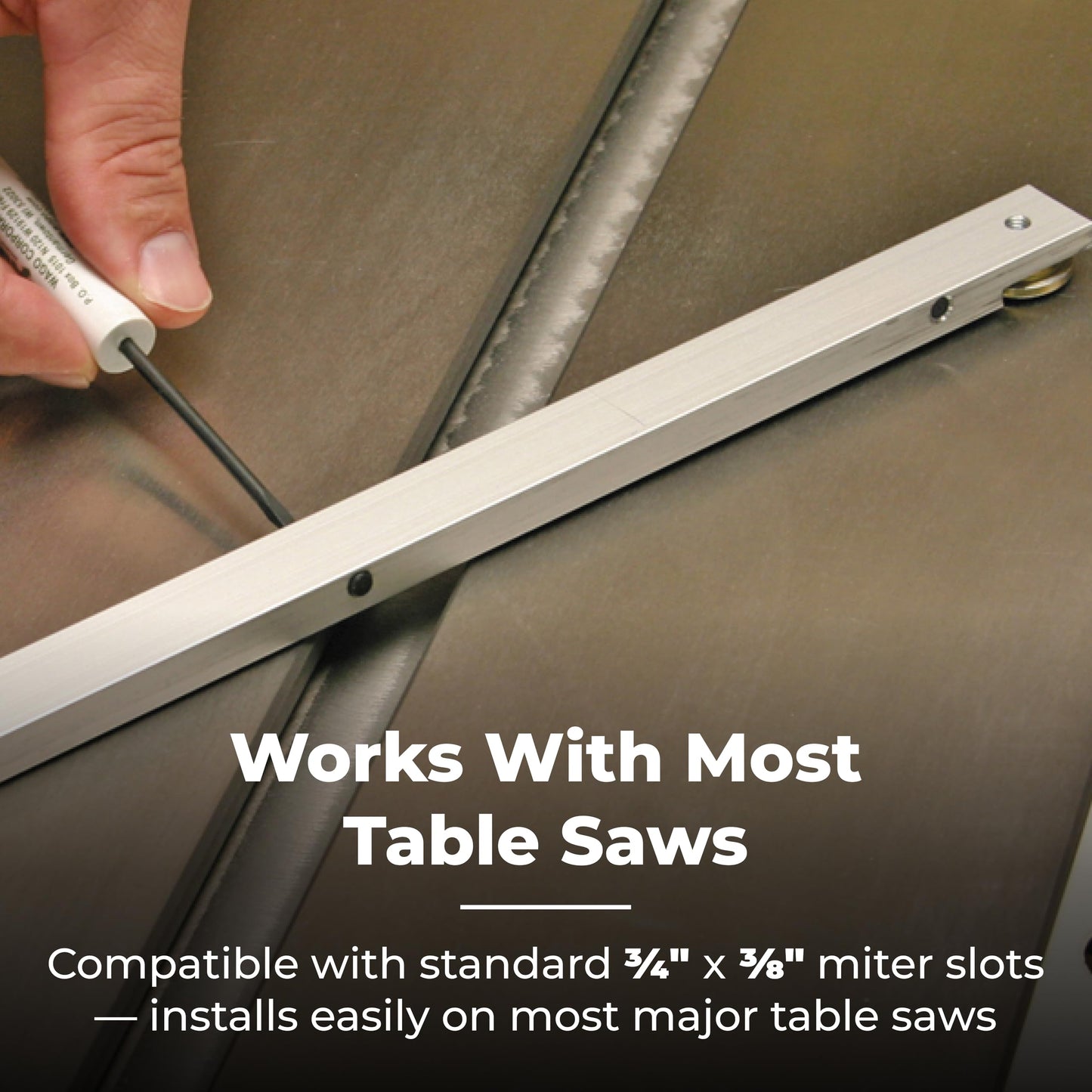 Kreg KMS7102 Table Saw Precision Miter Gauge System - Factory Calibrated - with Miter Gauge Fence & Bar - Miter Gauge for Table Saw