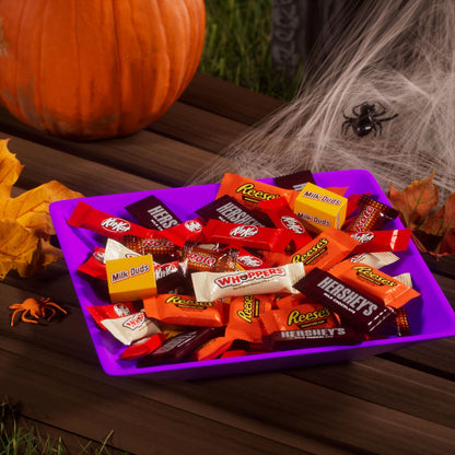 Hershey Miniatures Assorted Flavored, Halloween Candy Bulk Bag, 78.24 oz (275 Pieces)