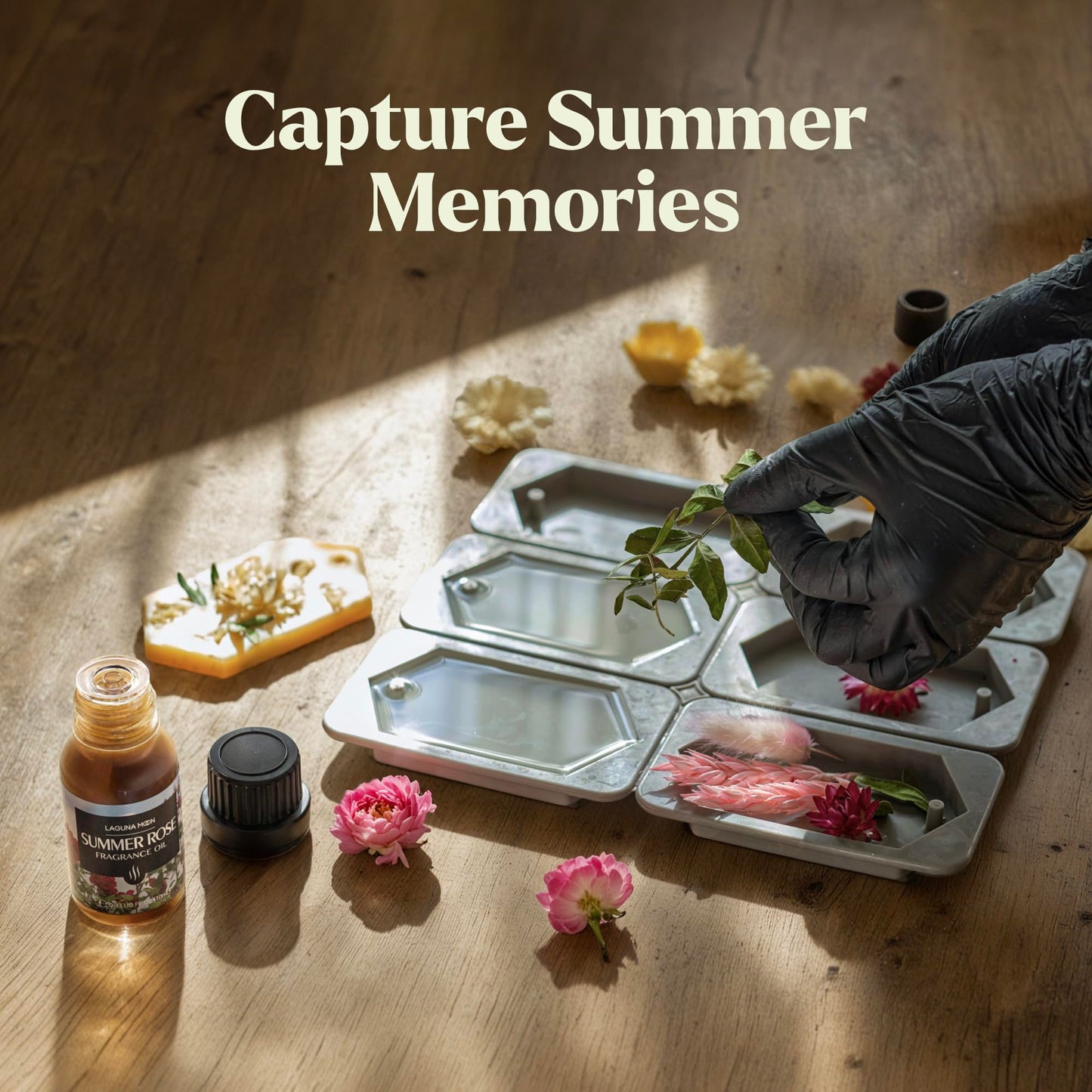 Lagunamoon Essential Oils Set - Top 6 Blends for Diffusers, Home Care, Candle Making Scents, Fragrance, Aromatherapy, Humidifiers, Gifts - Peppermint, Tea Tree, Lavender, Eucalyptus, Orange (10mL)