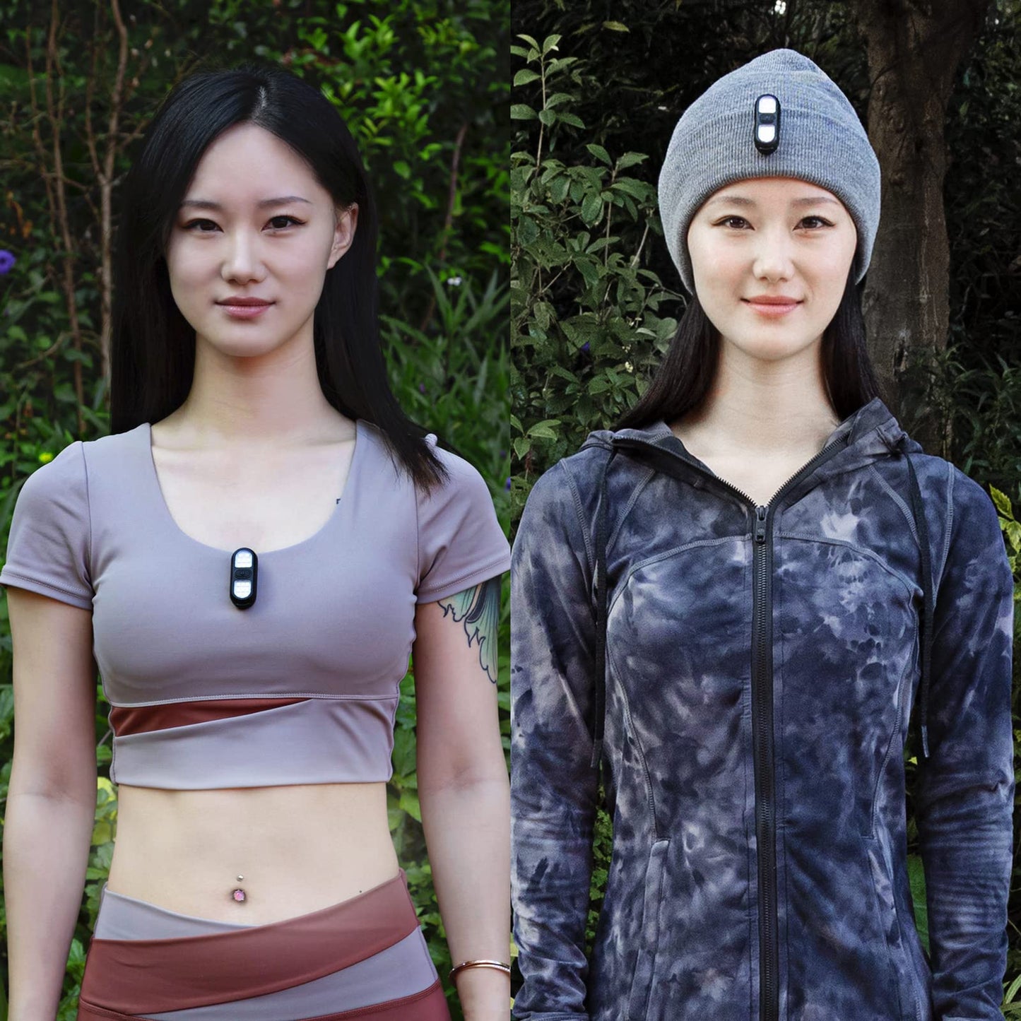 Faxins Rechargeable Running Flashlight, 450 Lumen LED, Black, Compact, Waterproof, 7.5 Hour Runtime