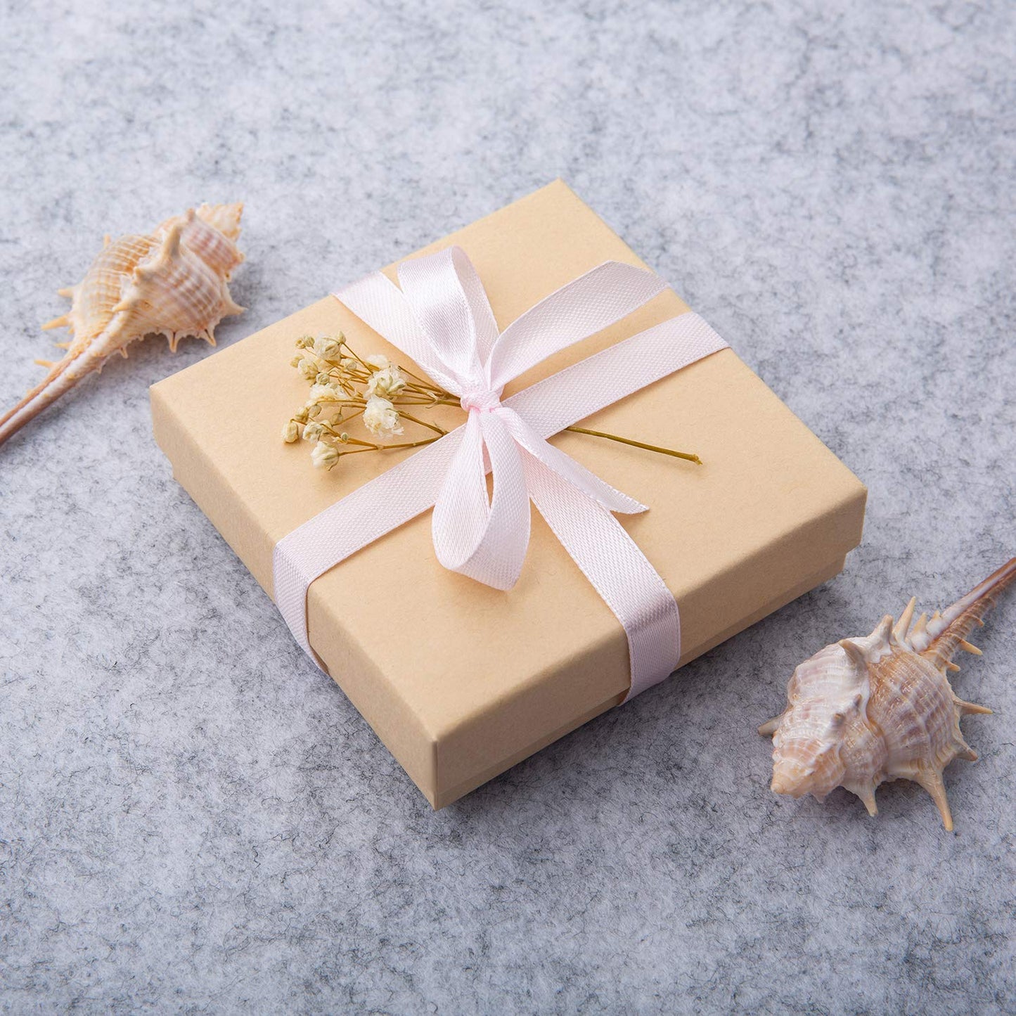 GEFTOL Jewelry Gift Boxes 20 Pack 3.5x3.5x1 Inch Cardboard Jewelry Boxes,Small Gift Boxes for Jewelry Earrings Necklaces Handmade Bangles Bracelets(Brown)