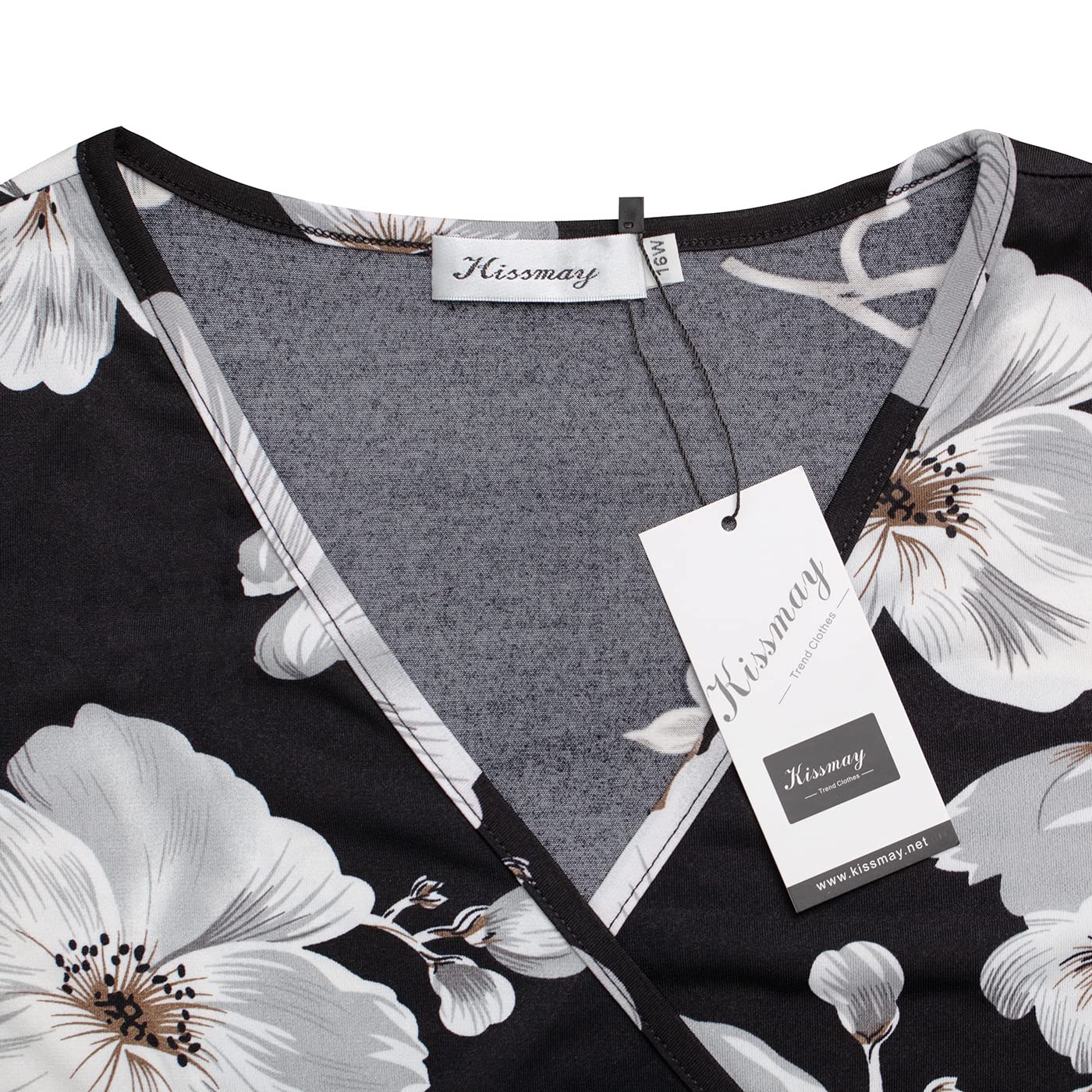 kissmay Plus Size Cocktail Dresses, Plus Size Fit and Flare Dresses for Women Slim Fitting Elasticity Clothing Ruched Flows Sweet Dress for Casual Short-Sleeve 1950s Lavender Dress Navy Red 20W