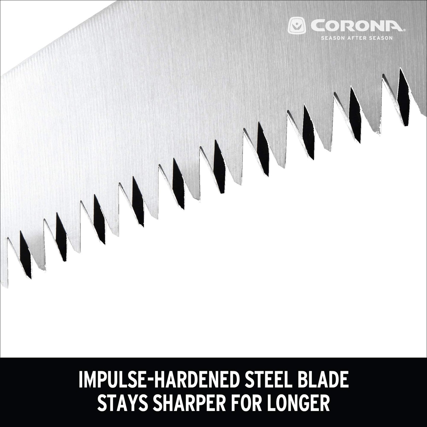 Corona Tools 14-Inch RazorTOOTH Pruning Saw | Tree Saw Designed for Single-Hand Use | Curved Blade Hand Saw | Cuts Branches Up to 8" in Diameter | RS 7395, Red/Black