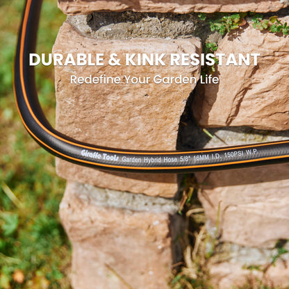 Giraffe Tools Leader Hose 6ft x 5/8", Short Water Hose Heavy Duty for Hose Reel, Lightweight, Flexible with Double Female Fittings