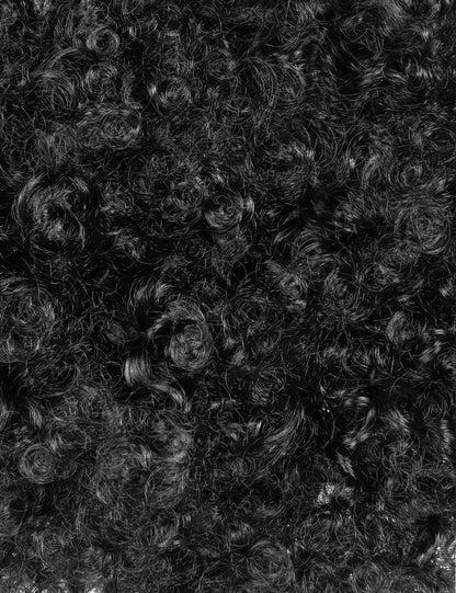 Joy Join Unisex Short Fluffy Afro Funny Wigs for Halloween,Holiday Party Clown Costume (Black)