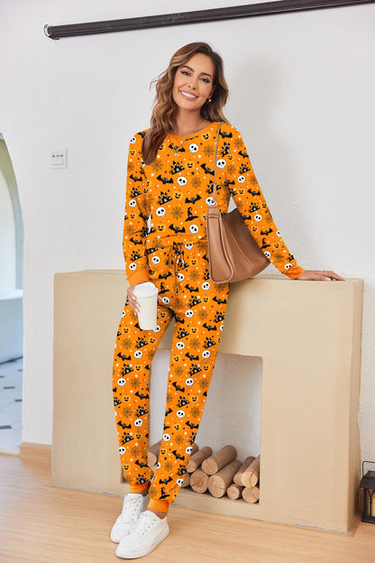 Ekouaer Pajamas For Women Comfy Long Sleeve Jogger Set Lounge Pjs Set With Pockets