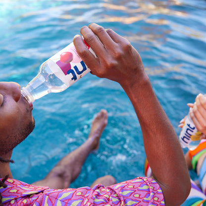 Hint Water Purple Variety Pack (Pack of 12), 16 Ounce Bottles, 3 Bottles Each of: Raspberry, Watermelon, Cherry, and Peach, Zero Calories, Zero Sugar and Zero Sweeteners