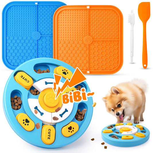 Eefitoys Advanced Dog Puzzle Toys for IQ Training & Mental Stimulation,Dog Lick Mat with Suction Cups for Anxiety Relief and Keeping Them Busy