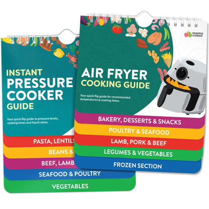 Air Fryer Cheat Sheet Magnets Cooking Guide Booklet - Air Fryer Cookbooks - Air Fryer Liners - Air Fryers Kitchen Gifts Gadgets 2025 and 2026 - Air Fryer Accessories - Air Fryer Cooking Guide