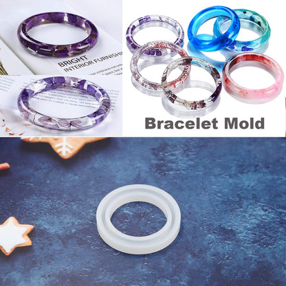 EuTengHao 229Pcs DIY Jewelry Casting Molds Tools Set More Than 120 Designs Contains 8 Silicone Jewelry Resin with 70 Designs,1 Earring Molds with 25 Designs,2 Necklace Bear Molds,3 Diamonds Mold