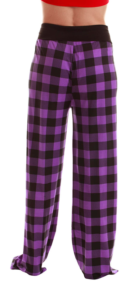 Just Love Palazzo Pajama Pants for Women 6990-10195-PUR-M