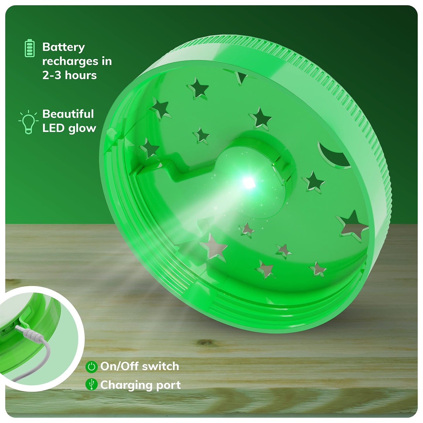 Dan&Darci Light-Up Terrarium Kit for Kids - STEM Science Kit - Educational DIY Toy for Boys & Girls - Birthday Gift - Craft Project Idea for Ages 6 7 8 9 10 11 12 Year Old