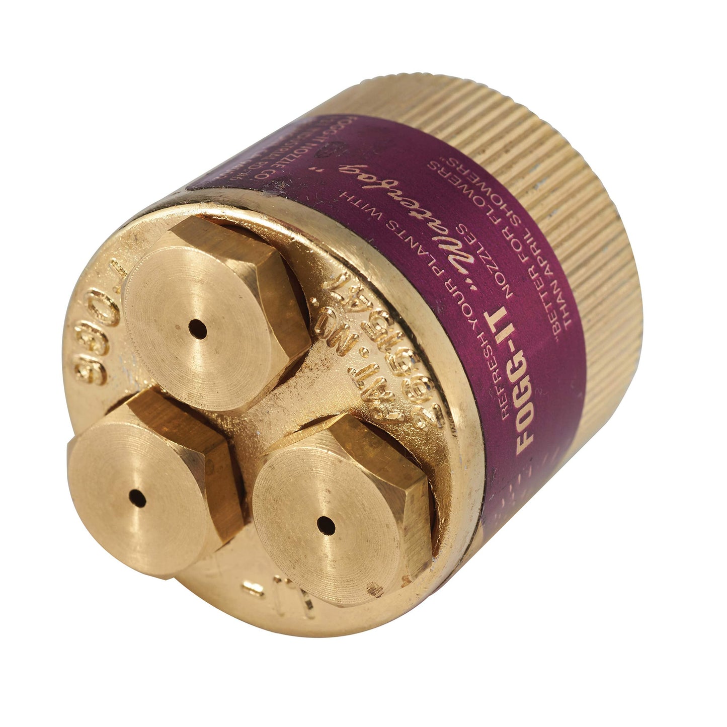 Dramm Fogg-It Mist Spray Nozzle with Brass Jets & Body, Perfect for Delicate Seedlings & Raising Humidty for Wilting Plants, Brass