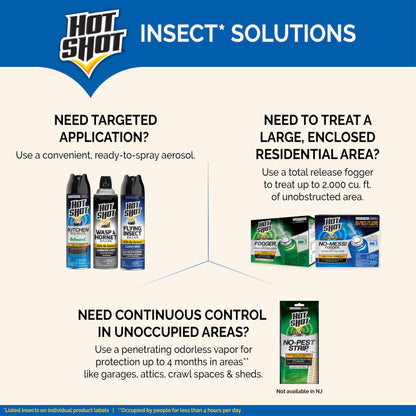 Hot Shot Fogger With Odor Neutralizer 6 Count-2 Ounce Cans (2 Pack), Controls Heavy Insect Infestations