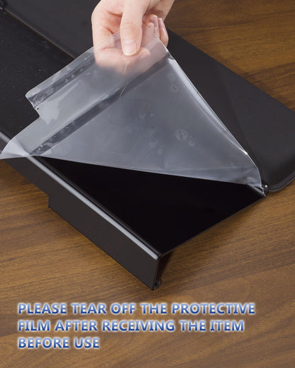 Laborio Computer Keyboard Wrist Rest Stand for Desktop, Keyboard Holder for Easy Typing with Wrist Pad for Office Desk, Home, School (Black)