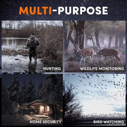 GTHUNDER Night Vision Goggles, 4K High-Definition Rechargeable Infrared Digital Night Vision Goggles