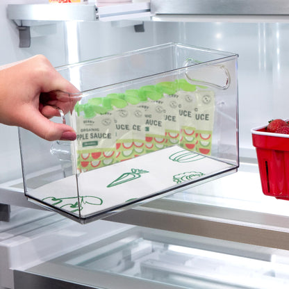 Envision Home Refrigerator Liners, Shelf Liner, Absorbent Fridge Liners, 12 Inch x 24 Inch, Veggie Print, 3 Pack