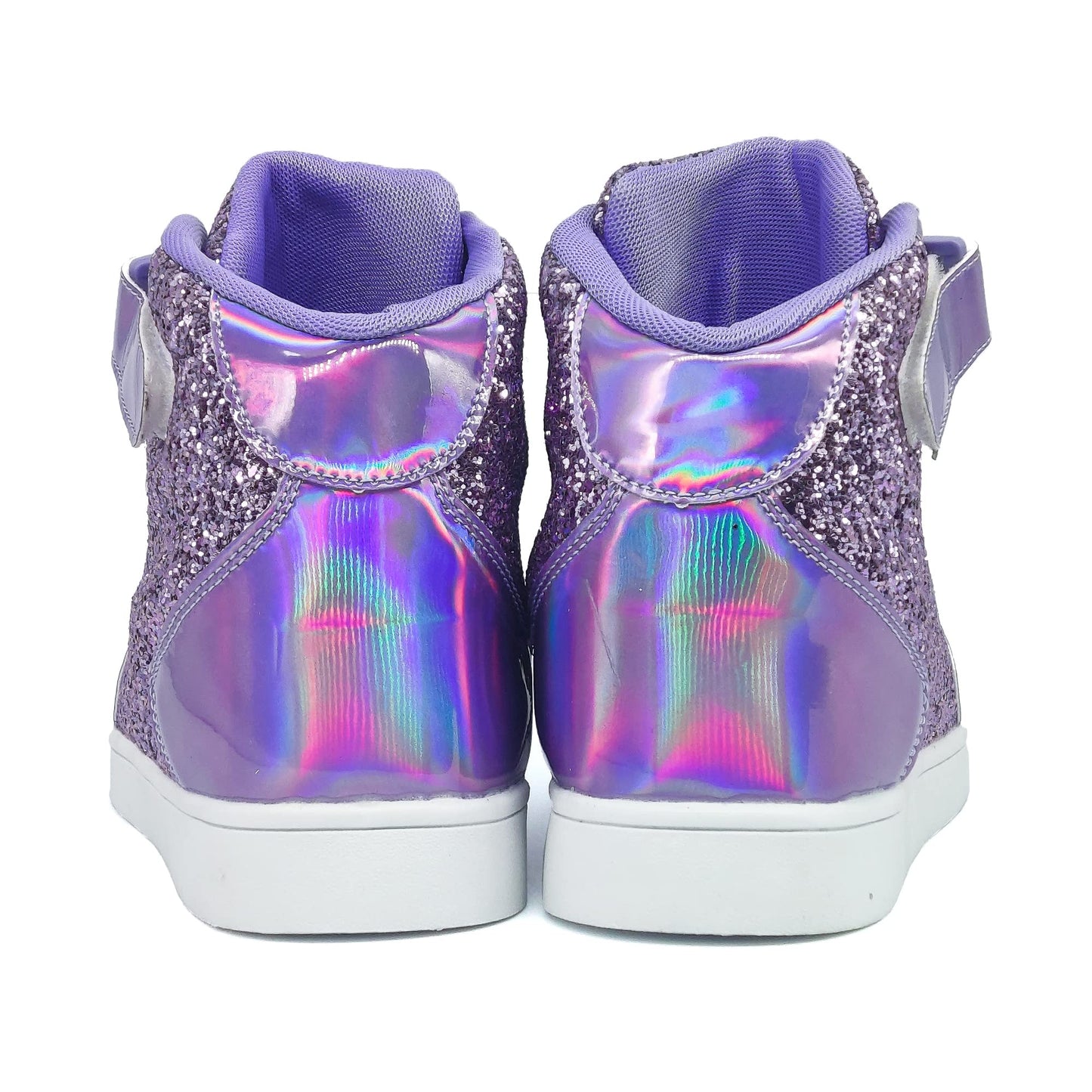 Glitter Shoes for Kids High Top Sparkle Sequins Sneakers for Boys Girls Gift Party Birthday Christmas Hallowmas