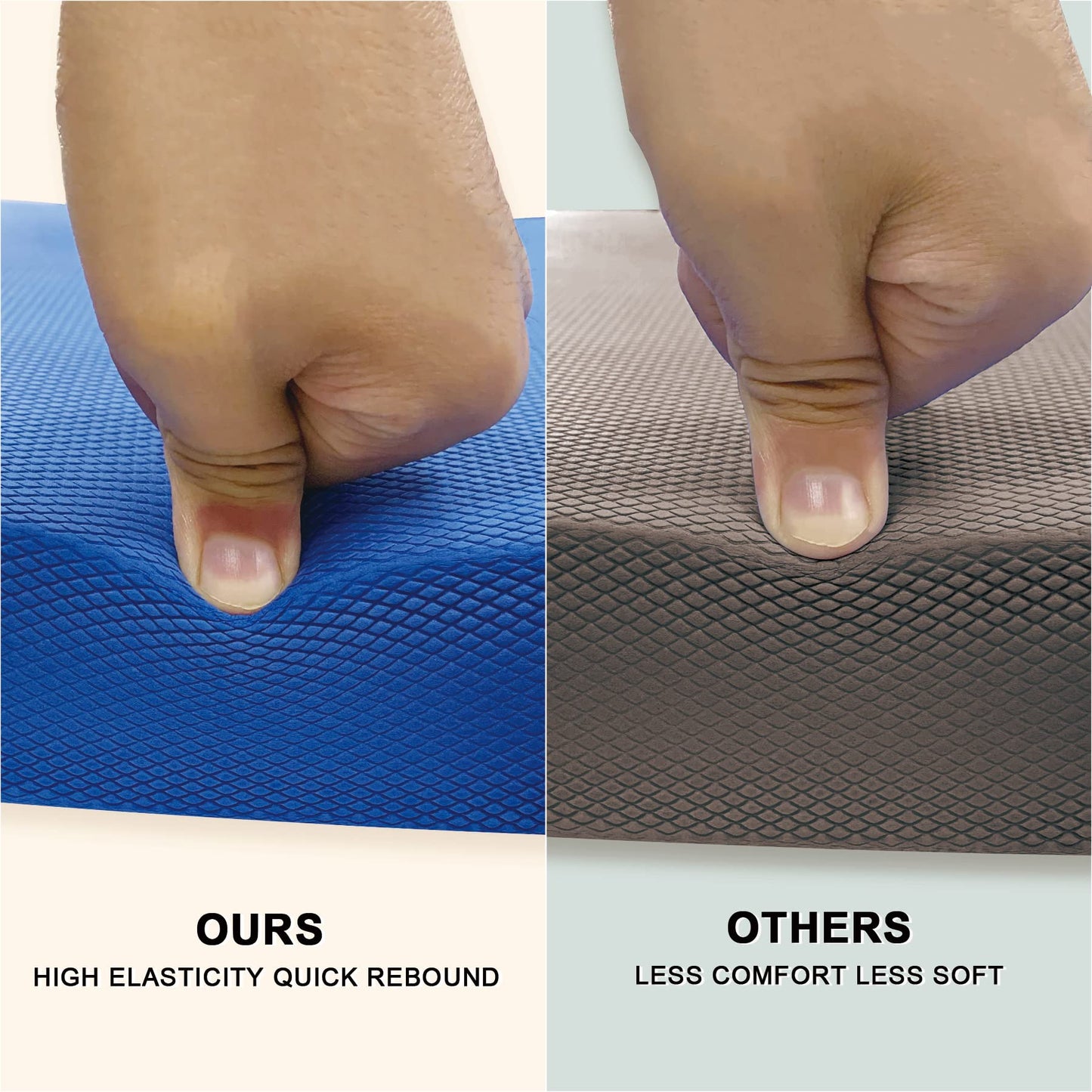 Foam Balance Pad(Large or XL),5BILLION Stability Pad for Physical Therapy,Non-Slip Exercise Balance Pad for Balance workouts,Yoga Knee Pad for Gym Fitness Stretching Pilate