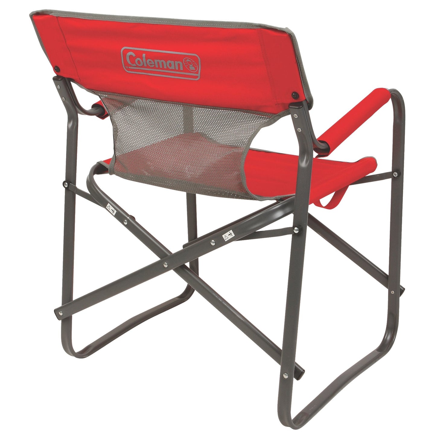 Coleman Outpost Breeze Folding Camp Chair with Cooling Mesh Back, Portable Outdoor Chair Supports up to 300lbs