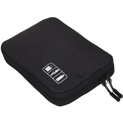 Hynes Eagle Travel Universal Cable Organizer Electronics Accessories Cases for Various USB Phone Charger and Cable Black