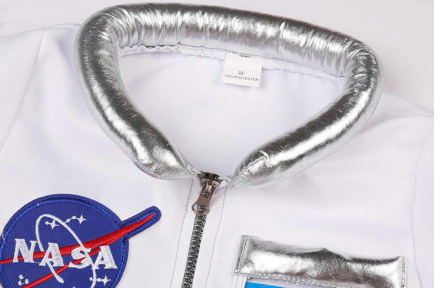 Costumerry Astronaut Costume for Kids Halloween Dress Up Space Birthday Gifts (8-10 Years)