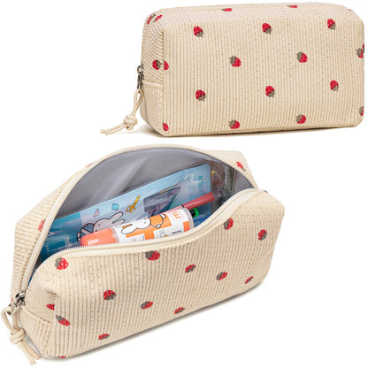 LEDAOU Cute Pencil Case for Kids Girls Boys Pencil Pouch kawaii Pen Pencil Box Bag Holder for School Students