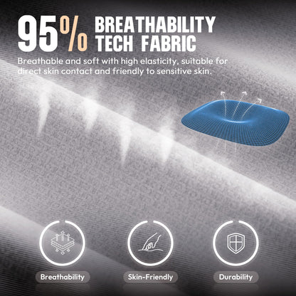 Dowinx Gaming Chair Fabric with Pocket Spring Cushion, High Back Ergonomic Computer Chair with Footrest for Adults, Massage Lumbar Support Swivel Game Chair for Office Gaming 300LBS, Beige