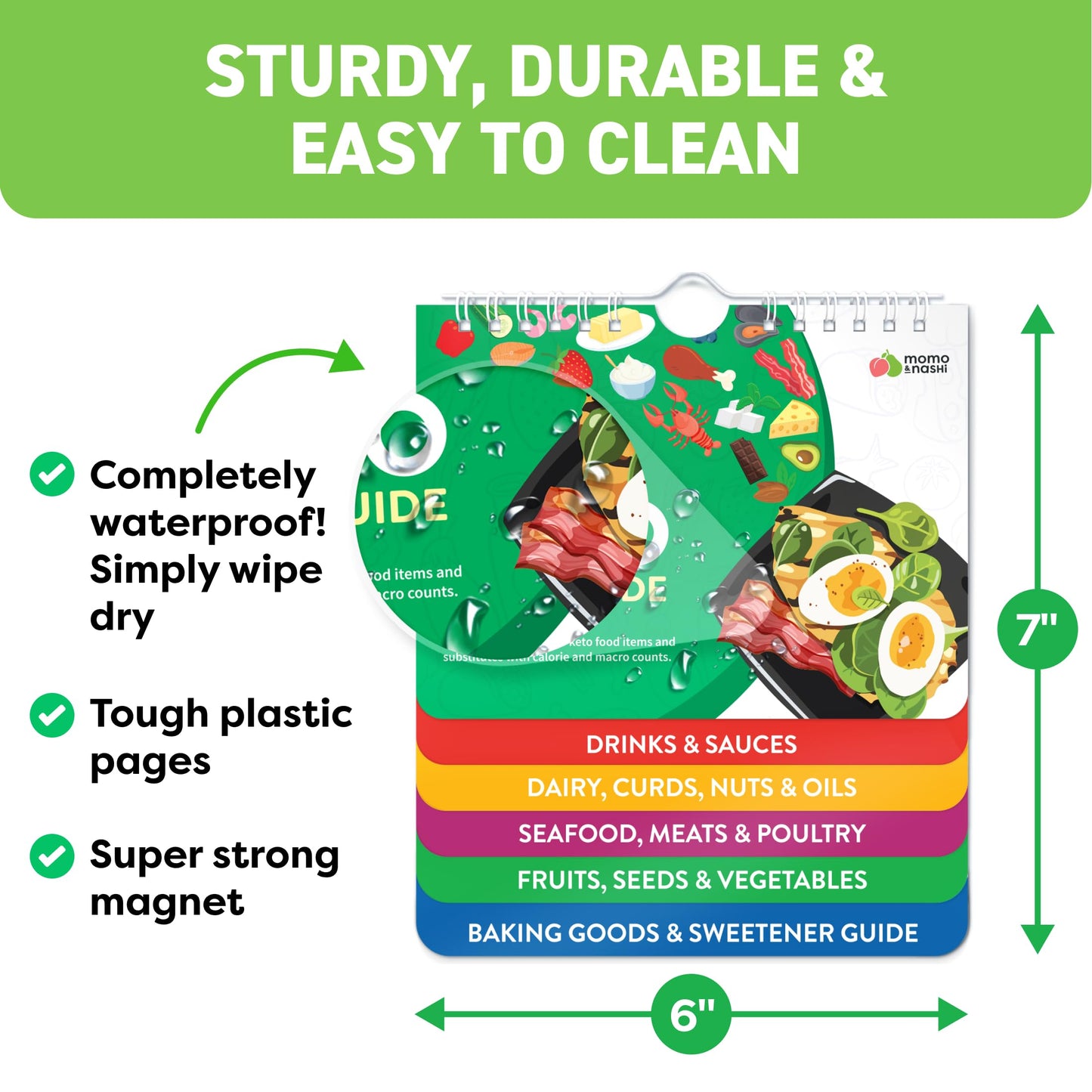 Air Fryer Cheat Sheet Magnets Cooking Guide Booklet - Air Fryer Cookbooks - Air Fryer Liners - Air Fryers Kitchen Gifts Gadgets 2025 and 2026 - Air Fryer Accessories - Air Fryer Cooking Guide