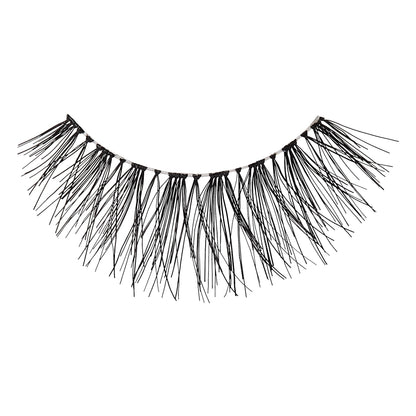 KISS So Wispy Fake Eyelashes Multipack #09, Easy-To-Apply Lightweight False Eyelashes, 100% Cruelty-Free Natural Human Hair, Reusable and Contact Lens Friendly, 5 Pairs Black