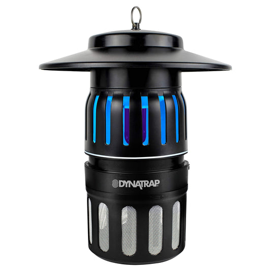 DynaTrap DT1050SR 1/2 Acre Mosquito & Flying Insect Trap – Kills Mosquitoes, Flies, Wasps, Gnats, & Other Flying Insects - Bug Zapper Alternative - Black