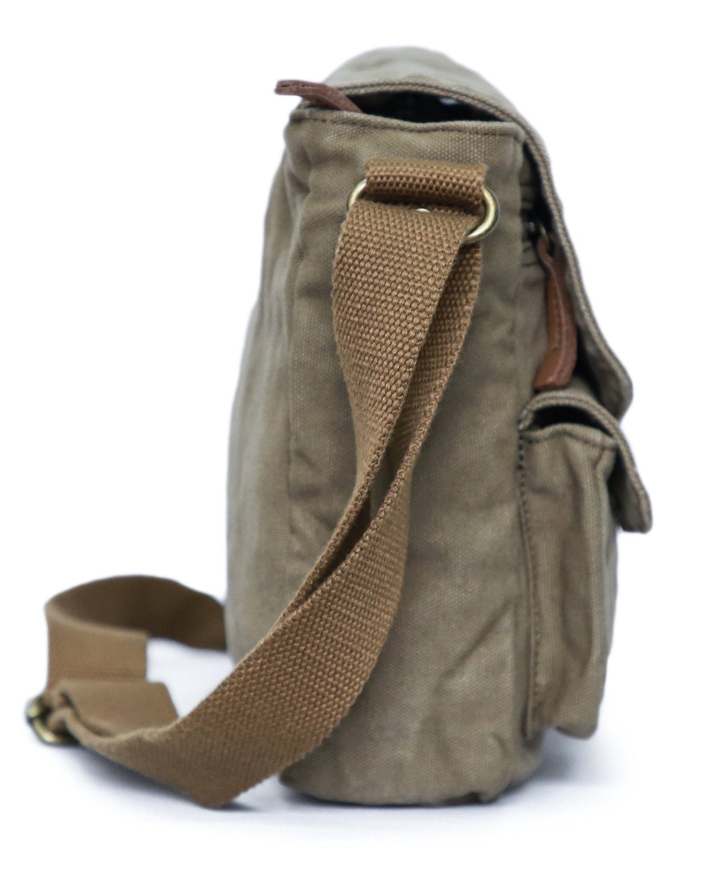 Gootium Canvas Messenger Bag - Vintage Crossbody Shoulder Bag Military Satchel