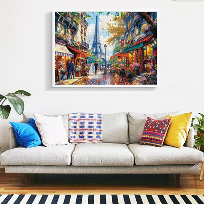 1000 Pieces Puzzle for Adults - Charming Paris Puzzle for Adults Children - Recycled Paper Jigsaw Puzzle 1000 Pieces - Fun and Challenging Family Game Great Gift Idea, Finished Size is 28 * 20 in