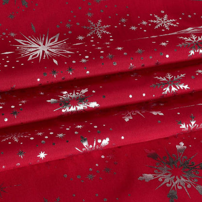 LUSHVIDA Christmas Rectangle Tablecloth – Washable Water Resistance Holiday Microfiber Table Cloth Decorative Table Cover for Banquet Party Kitchen Dining Room, 60 x 84 Inch