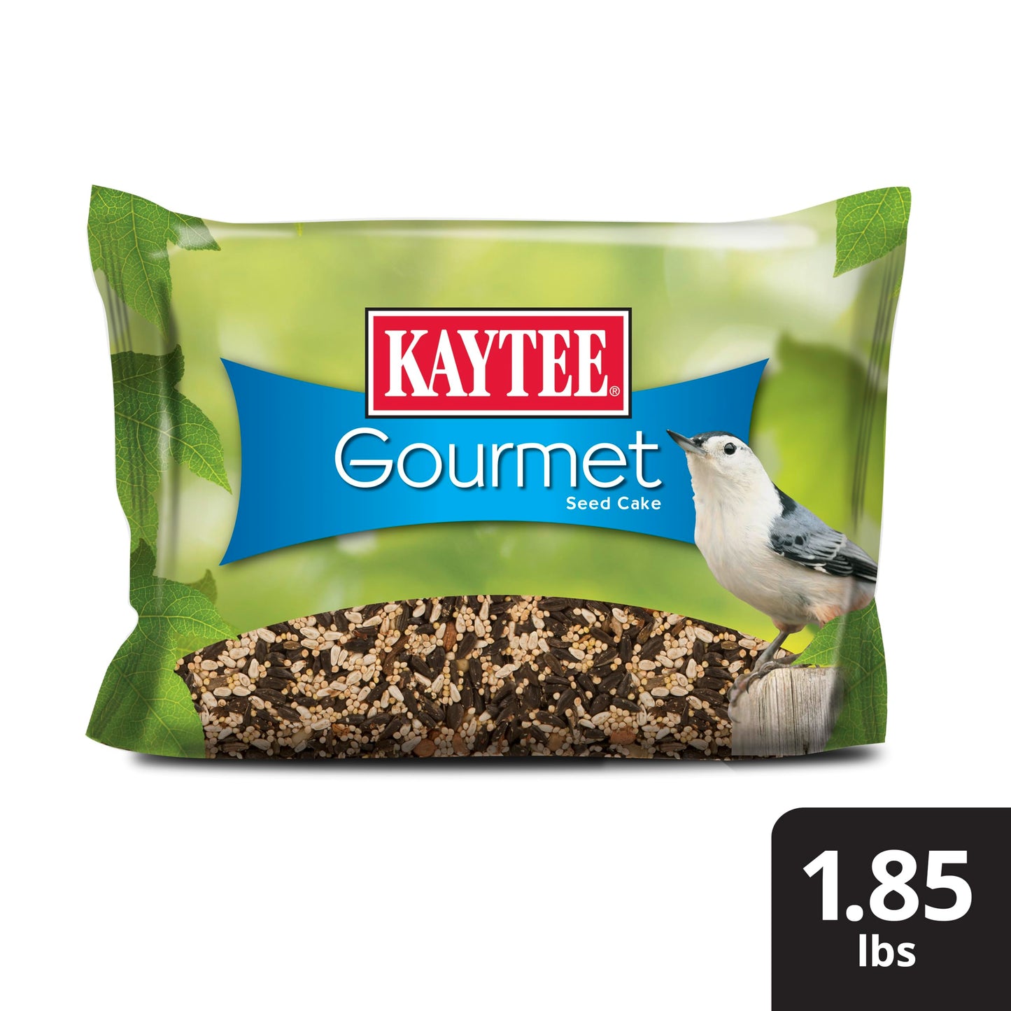 Kaytee Wild Bird Gourmet Seed Cake For Cardinals, Chickadees, Juncos, Titmice, Woodpeckers and More, 2 Pounds