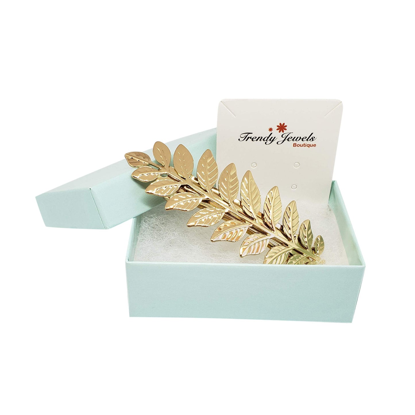 Gold Toga Party Greek Goddess Costume Gold Leaves Hair Barrettes (Halloween Gold Leaf Hair Clips)