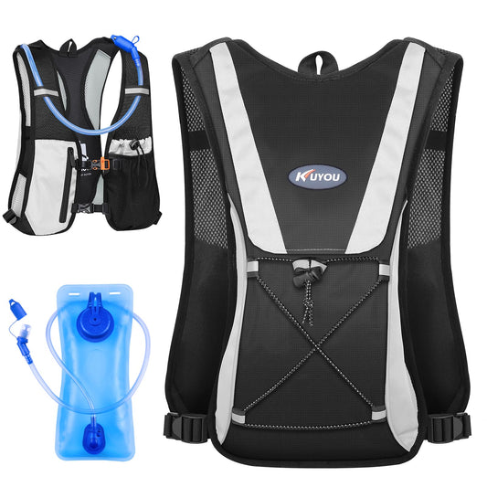 Hydration Pack,Water Backpack with 2L Water Bladder Perfect for Running Cycling Hiking Climbing Pouch