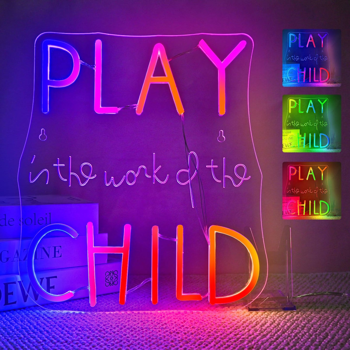 This Must Be The Place Neon Sign Warm White Letter Led Signs for Wall Decor Usb Word Light Up Signs for Bedroom Salon Man Cave Beer Home Bar Wedding Birthday Party Decor Gifts