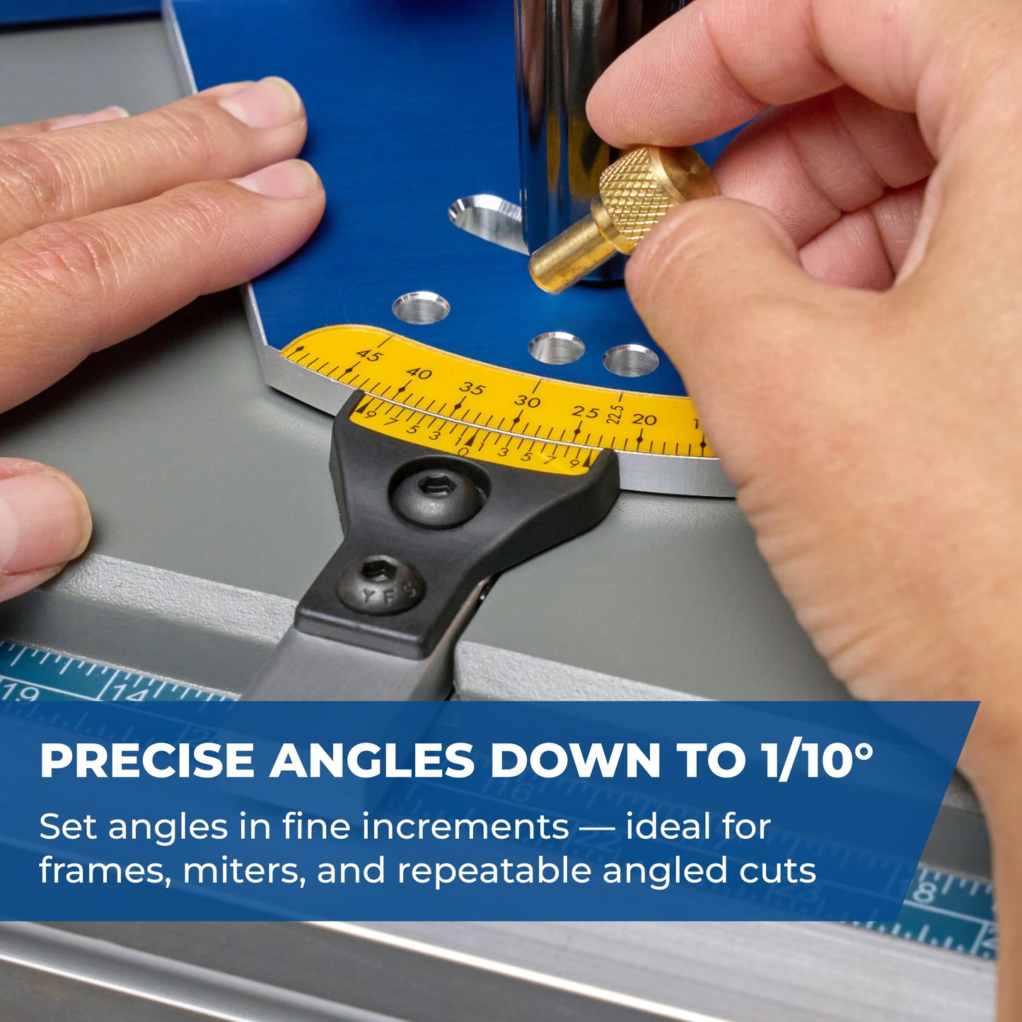 Kreg KMS7102 Table Saw Precision Miter Gauge System - Factory Calibrated - with Miter Gauge Fence & Bar - Miter Gauge for Table Saw