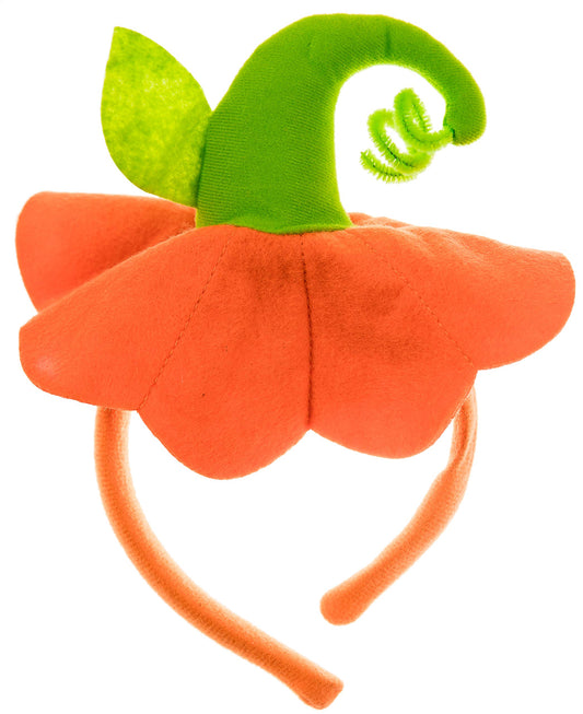 Halloween Headbands - 2 Pack Pumpkin Hat Headbands for Halloween Costume Party - Adults and Kids