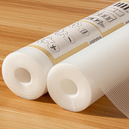 FEXIA Shelf Liners for Kitchen Cabinets Non-Slip Drawer Liner 14 Inches x 20 FT Waterproof & Oil-Proof Non Adhesive Durable Material Fridge Liner for Shelves (2 Rolls)
