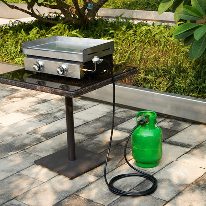 GASPRO 18-Foot Propane Hose Adapter, Compatible with Mr. Heater Buddy Heater, Portable Grill, and More, Connects to 5-100lb Tank