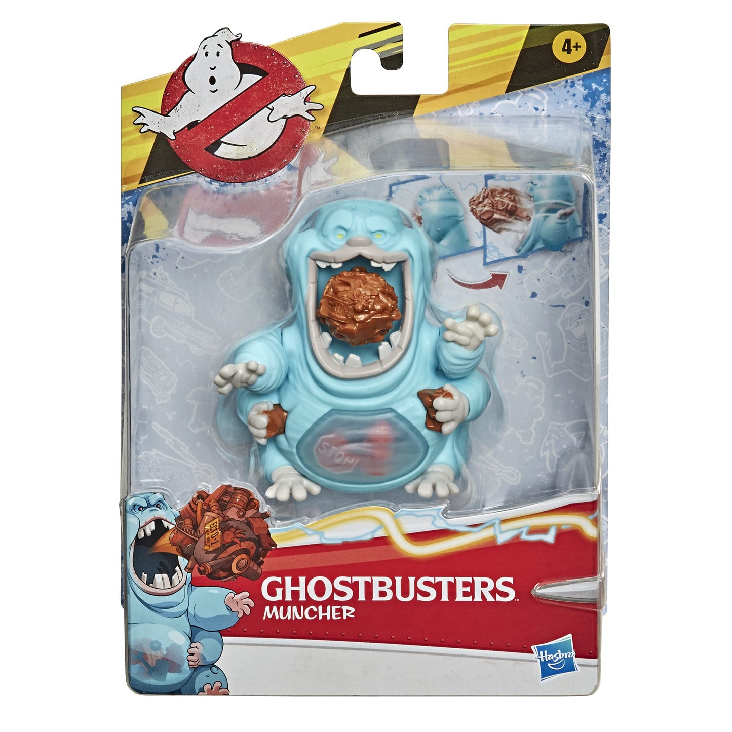 Hasbro Ghostbusters Fright Feature Muncher Ghost Figure with Fright Features, Toys for Kids Ages 4 and Up