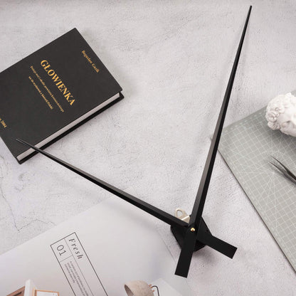 High Torque Clock Movement Mechanism with 17.8 Inch Long Clock Hands (Black)