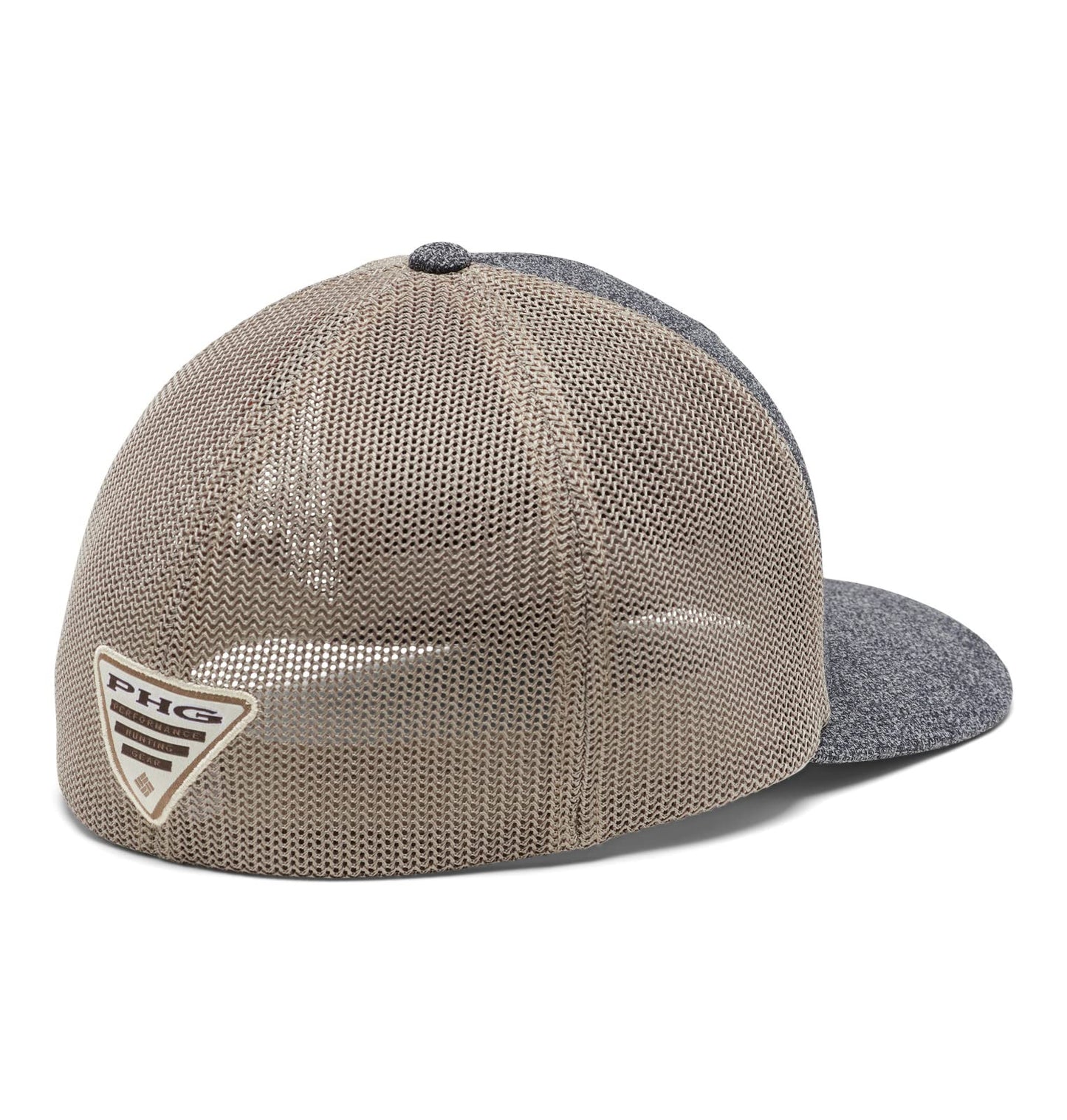 Columbia Unisex PHG Game Flag Mesh Ball Cap-High Crown, Grill Heather/Flax, XX-Large