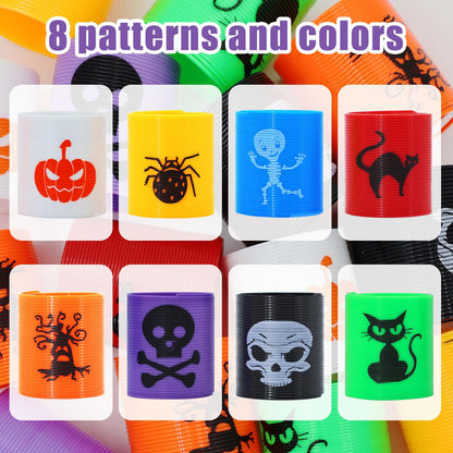 Cocurb 32 Pcs Halloween Mini Spring Party Favors for Kids 4 to 8 Fun Goodie Bag Stuffers for All Hallow's Day, Classroom Prizes, and Small Toys Presents,Stress Relief Bulk Fidget Toys