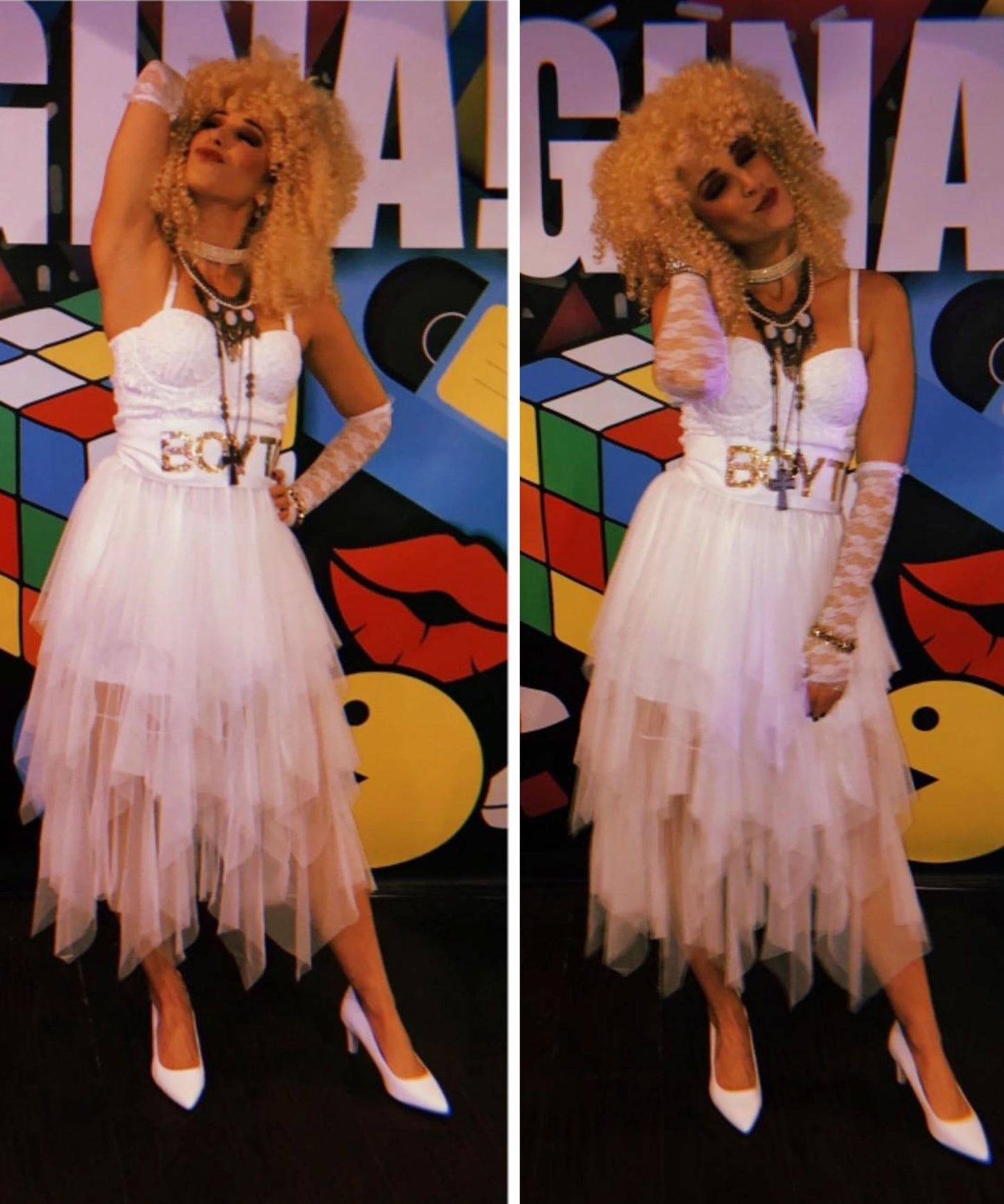 Ellames Women's Tulle Skirts High Low Layered Puffy Fairy Skirts Midi Length Irregular Tutu Skirt Dark Gray Sequin Small